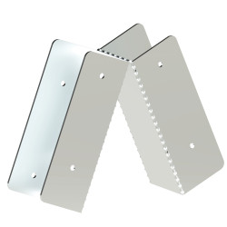 Spojka na hranol 80 x 80 mm, pozinkovaná oceľ Spojka na hranol 80 x 80 mm, pozinkovaná oceľ